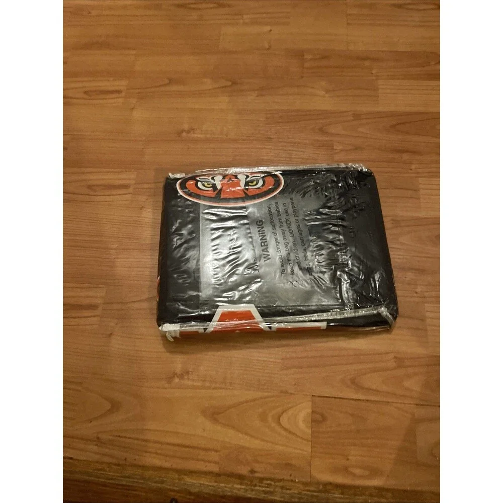 Auburn University AU Tigers Full Flat Sheet Navy Blue Burnt Orange